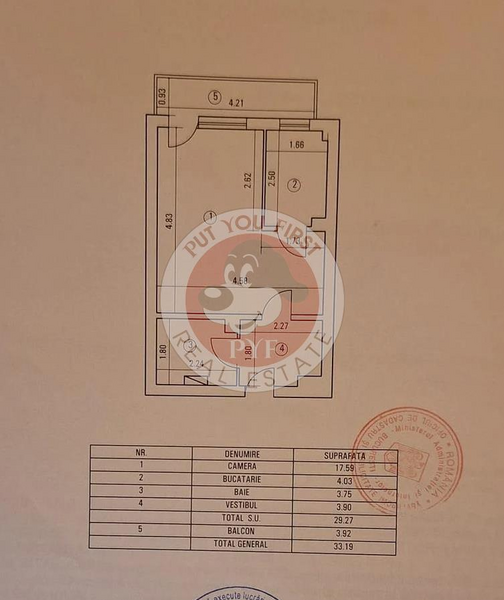 Tineretului l Garsoniera l Decomandat l 33mp l B10724
